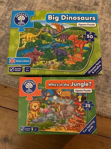 Photo of free Two toddler jigsaws (Chelmsford CM1) #1