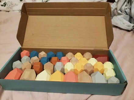 Photo of free Wooden stacking block toy (Lowell highlands) #2