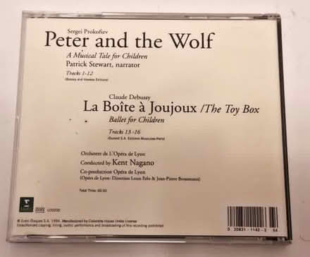 Photo of free CD Patrick Stewart Peter & the Wolf (Davis/Teele Square area) #2