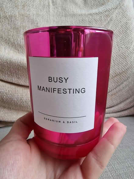 Photo of free 'Busy Manifesting' Scented Candle (Woking GU22 9) #1