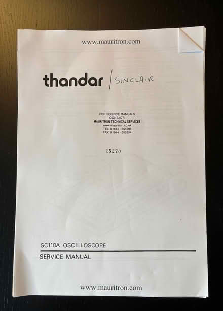 Photo of free Small oscilloscope (Welling DA7) #3