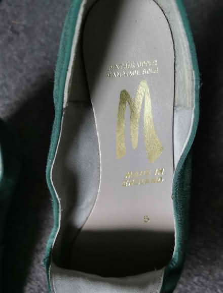 Photo of free Green suede loafers size 5 (Toxteth L8) #2