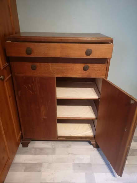 Photo of free Oak Tallboy mid century (West End Woking) #2