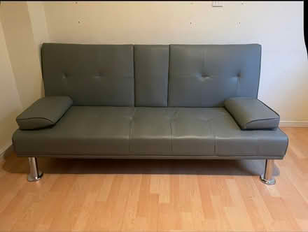 Photo of free Grey modern sofa bed GC (Bowers Gifford SS17) #1