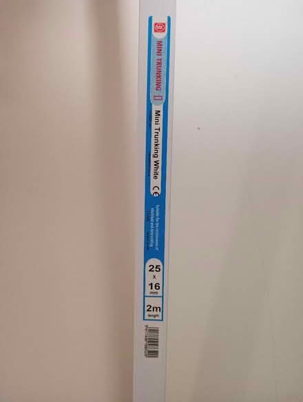Photo of free White mini trunking, 2m (Malvern WR14) #1