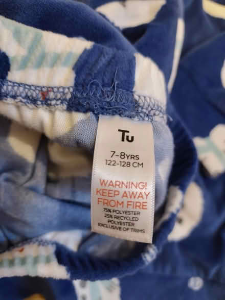 Photo of free Snowman PJs age 7-8 like new (Donnington OX4) #2