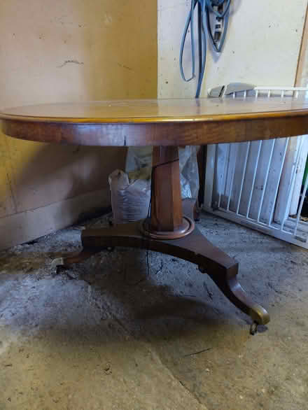 Photo of free Wooden round dining table (Sutton Courtenay OX14) #2
