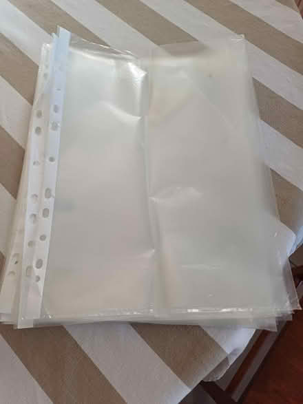 Photo of free A4 plastic sleeves (Kurralta Park SA) #1