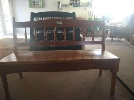 Photo of free wooden bench & complete twin bed (NW of Olde Town Arvada) #1