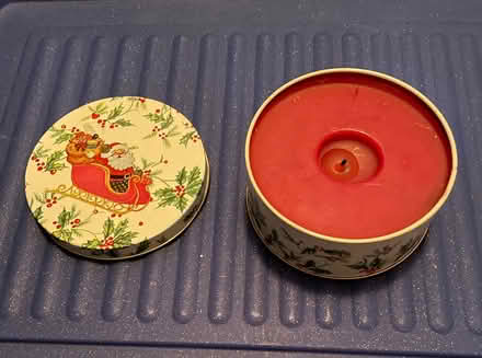 Photo of free Metal Santa candle (Alta vista / riverside) #2