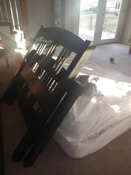 Photo of free wooden bench & complete twin bed (NW of Olde Town Arvada) #2