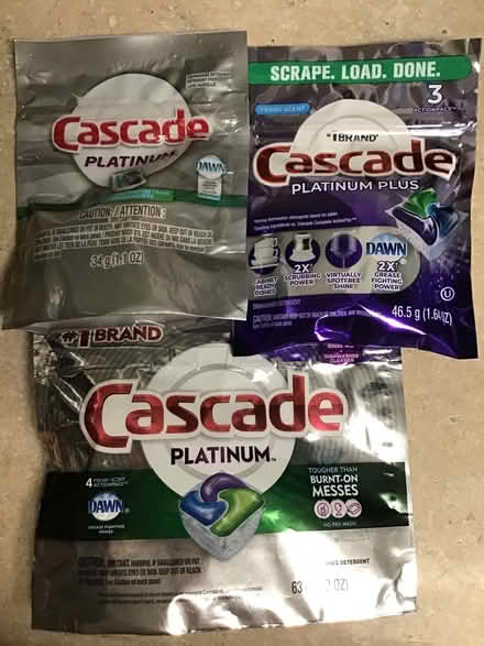 Photo of free Sample dishwasher detergent packs (Foothill Expwy & Stevens Creek) #1