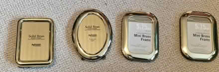 Photo of free 4 mini brass photo frames (Kidlington OX5) #1