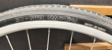 Photo of free Bicycle wheel (new just dusty) 37-590 (26 x 1 3/8) (Lawns SN3) #2