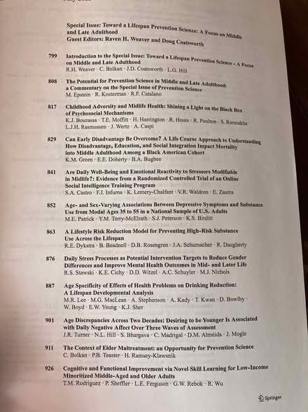 Photo of free Prevention Science journals (16 St Heights) #2