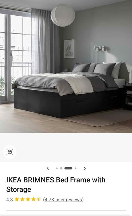 Photo of free Ikea Full size bed frame w drawers (Raritan Twsp) #1