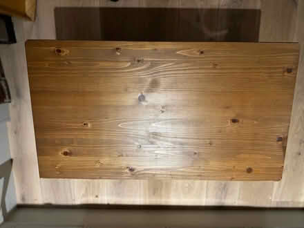 Photo of free IKEA wooden chest, toy storage, ottoman (Brick End CM6) #4