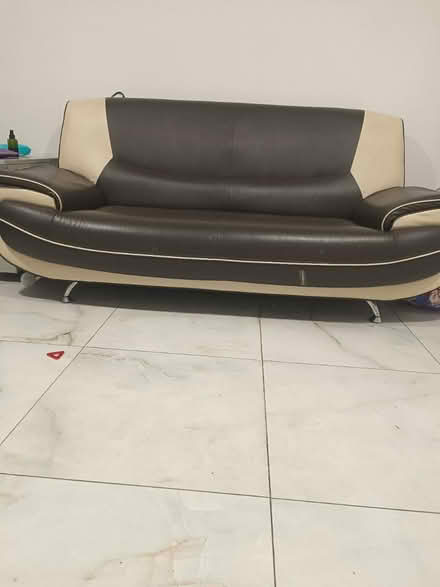 Photo of free Leather Sofa (Hounslow TW34) #2