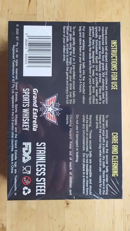 Photo of free Whiskey ice cube soccer balls (San Carlos CA) #2