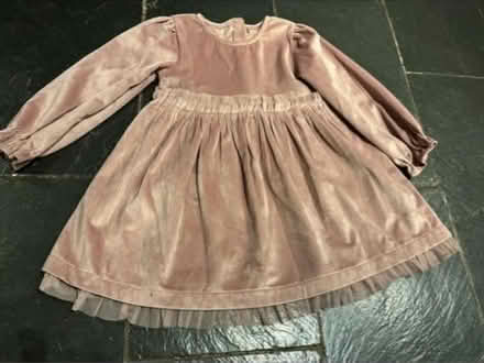 Photo of free Soft pink velvet party dress - 2/3 years (Hallatrow) #1