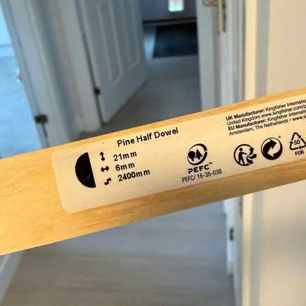 Photo of free Pine half dowel (Falkirk FK1) #1