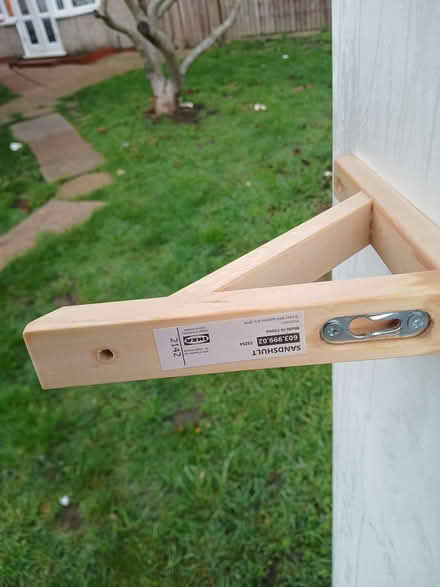 Photo of free Ikea white shelf 120x30 (SE9) #1