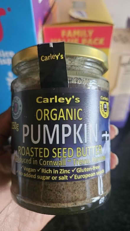 Photo of free Carley's roasted pumpkin seed butter (5-6 jars) (Cheshunt EN8) #1