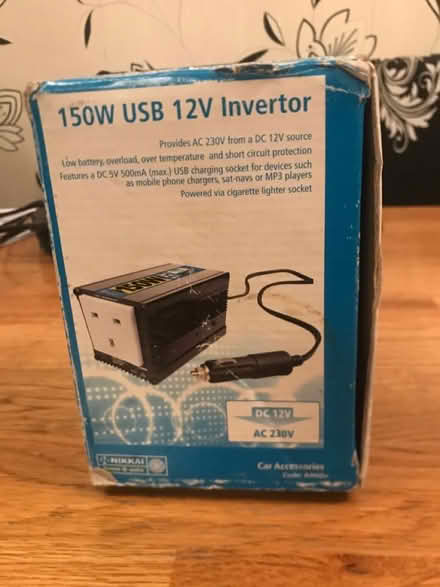Photo of free 150w USB 12v Invertor (Surbiton KT6) #3
