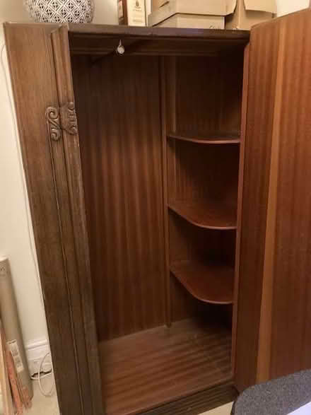 Photo of free wardrobe/shelves 1930s/40s (Balsall Heath B13) #2