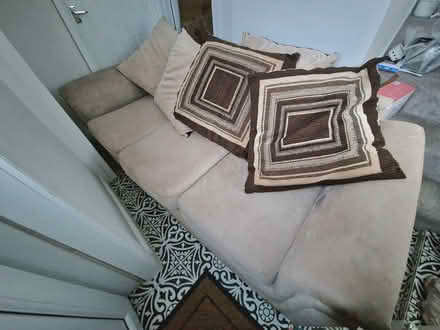 Photo of free 3 Seater Sofa & Footstool (Tong BD4) #2
