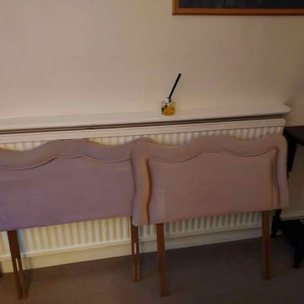 Photo of free Two matching velour headboards (SK4 Heaton Moor Stockport) #1