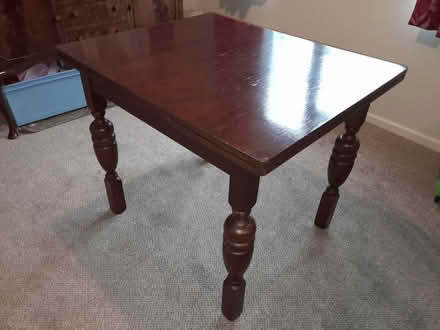 Photo of free Wooden dining table (Barnard's Green WR14) #4