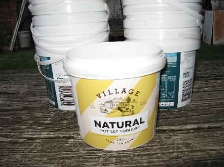 Photo of free 2 kg Yoghurt buckets with lids (Ferntree Gully) #1