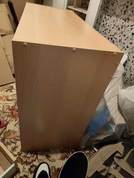 Photo of free Small wooden desk, single drawer, good condition, assembled (Sparkbrook B11) #3