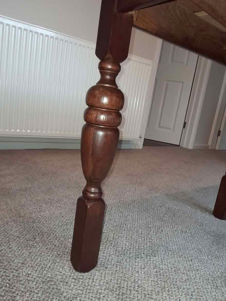 Photo of free Wooden dining table (Barnard's Green WR14) #2