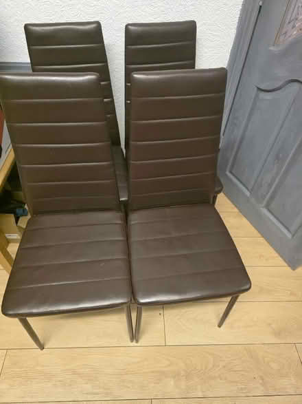 Photo of free Fuax leather chairs (Birchfield B20) #3