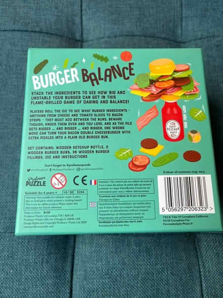 Photo of free Burger balance game (Pirbright) #2