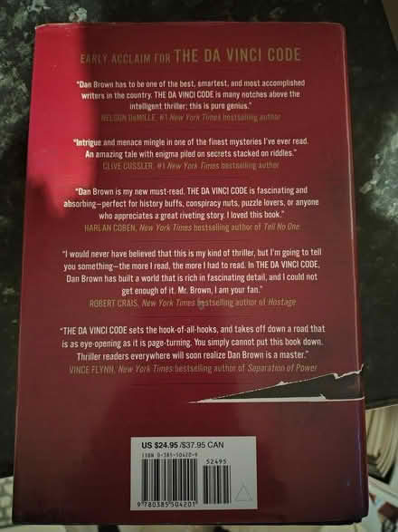 Photo of free The Da Vinci Code (New Cross SE14) #4