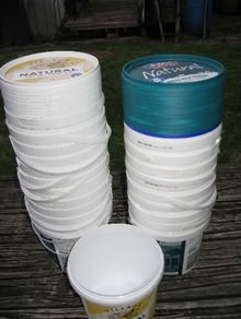 Photo of free 2 kg Yoghurt buckets with lids (Ferntree Gully) #2