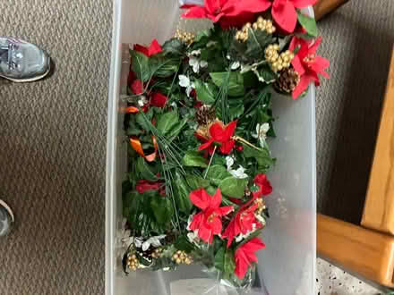 Photo of free Artificial Christmas flowers (Los Altos) #2