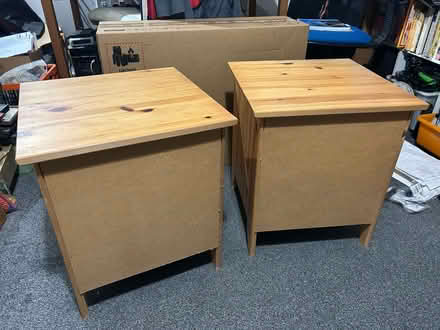 Photo of free Pine bedside cabinets (Helsington LA8) #2