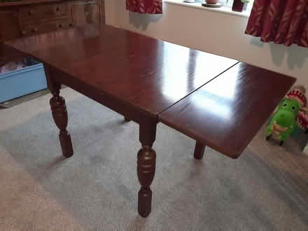 Photo of free Wooden dining table (Barnard's Green WR14) #1