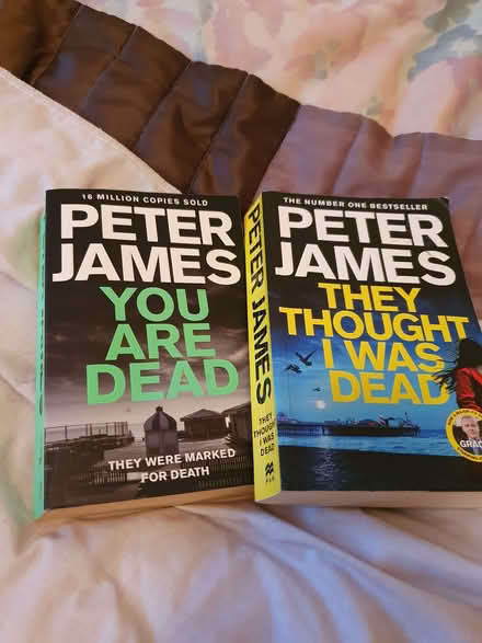 Photo of free peter James books (New Greens AL3) #1