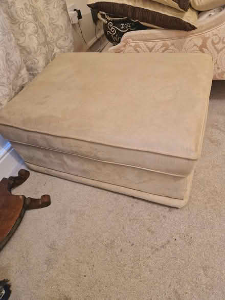 Photo of free 3 Seater Sofa & Footstool (Tong BD4) #3