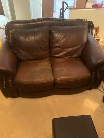 Photo of free leather living room set (Mount Airy, MD) #2