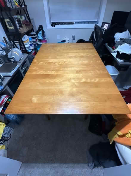 Photo of free Solid Light Maple Drop-Leaf Table (C’ville - close to Bristol Rd) #2