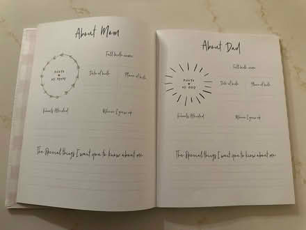 Photo of free New baby notebook (UWS (W. 85th & Riverside Dr.)) #2