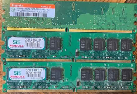 Photo of free DDRII RAM. 2x1Gb (Whitehough SK23) #1