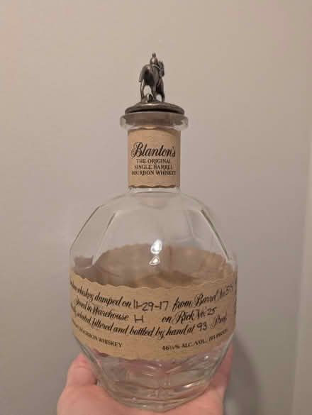 Photo of free Empty Blanton's bottle (Downtown Oak Park) #1