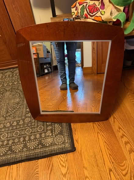 Photo of free Wood Framed Mirror (Near 11 and Woodward) #1